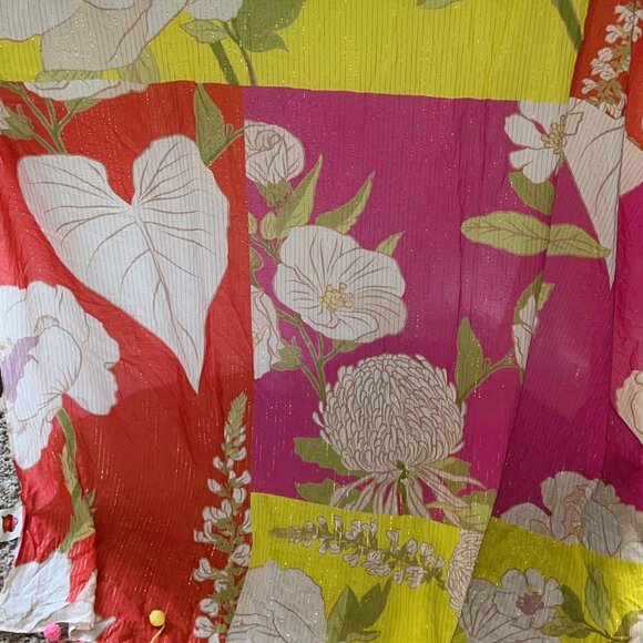 FARM Rio Neon Garden Sarong – Multicolor Swim Cover-Up – One Size - Picture 10 of 12